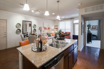 Open concept kitchen